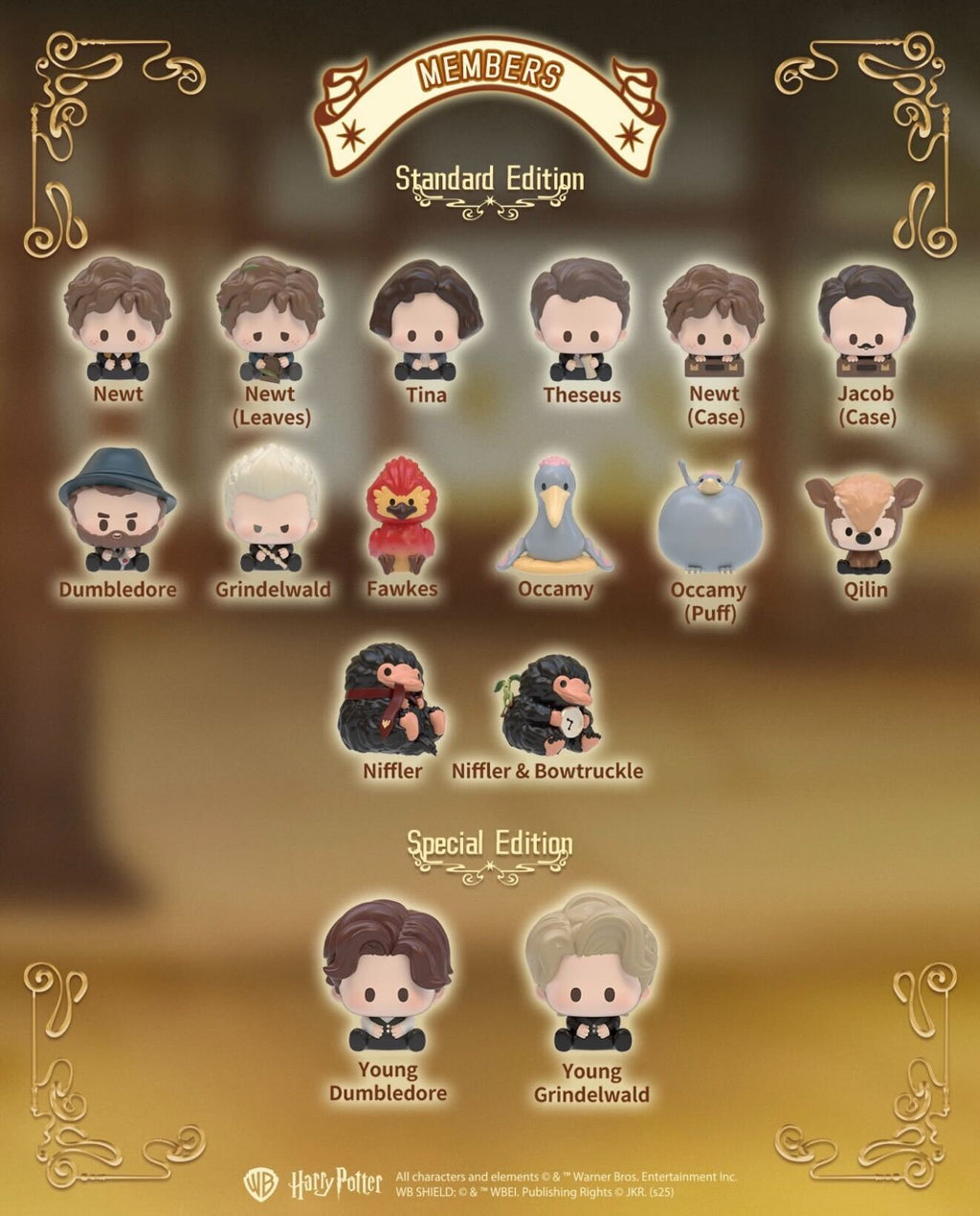 Hey Dolls Fantastic Beasts Newt’s Suitcase Mini Blind Bag Figures