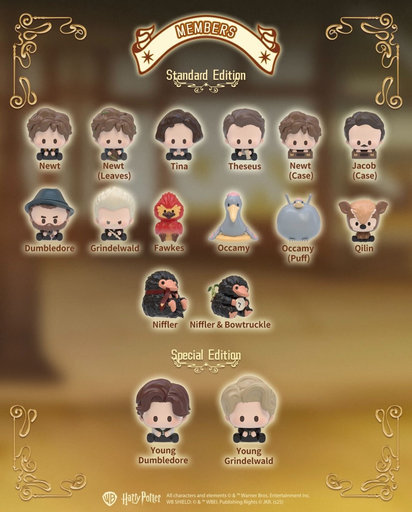 Hey Dolls Fantastic Beasts Newt’s Suitcase Mini Blind Bag Figures