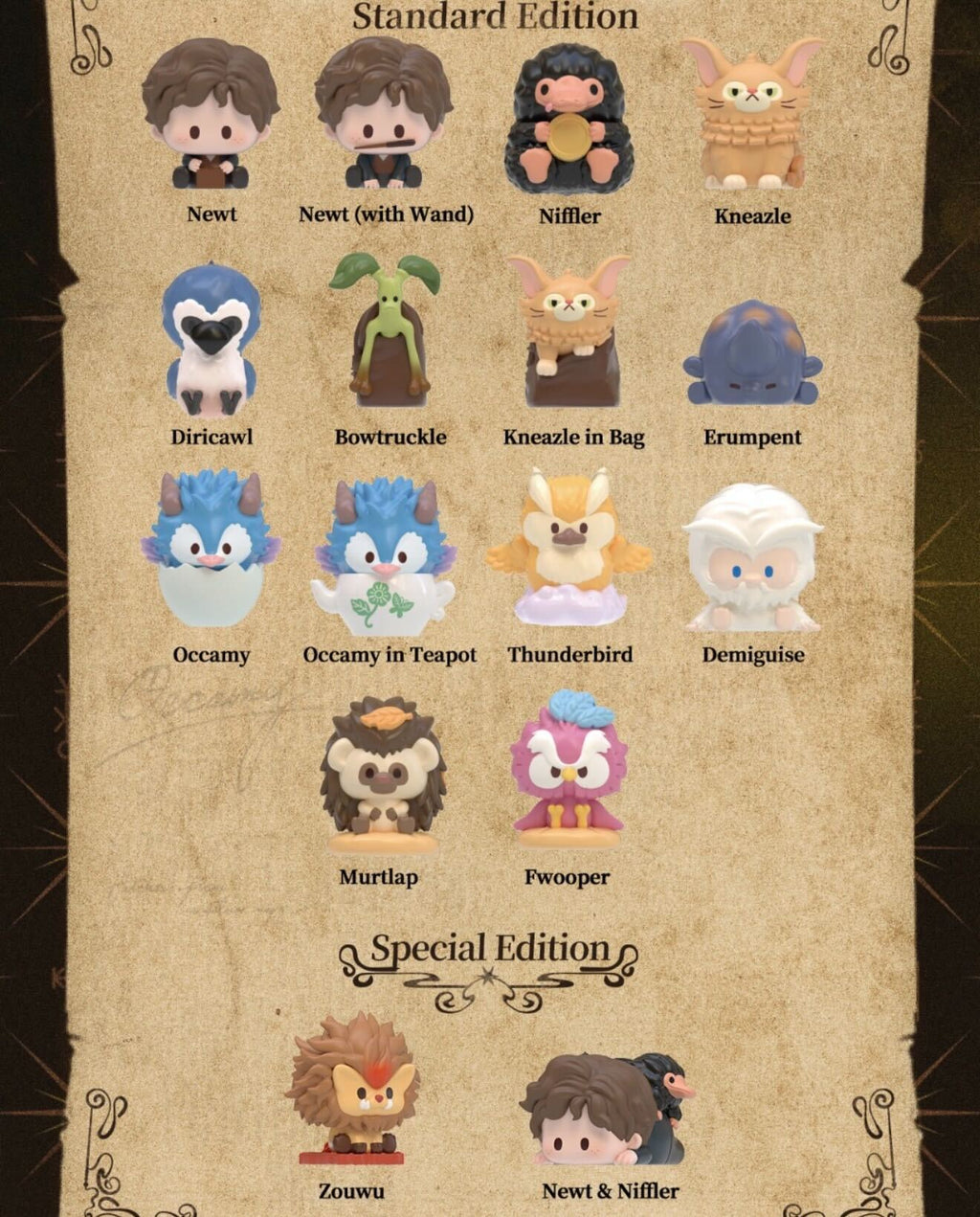 Hey Dolls Fantastic Beasts Creature Collectibles Mini Blind Bag Figures