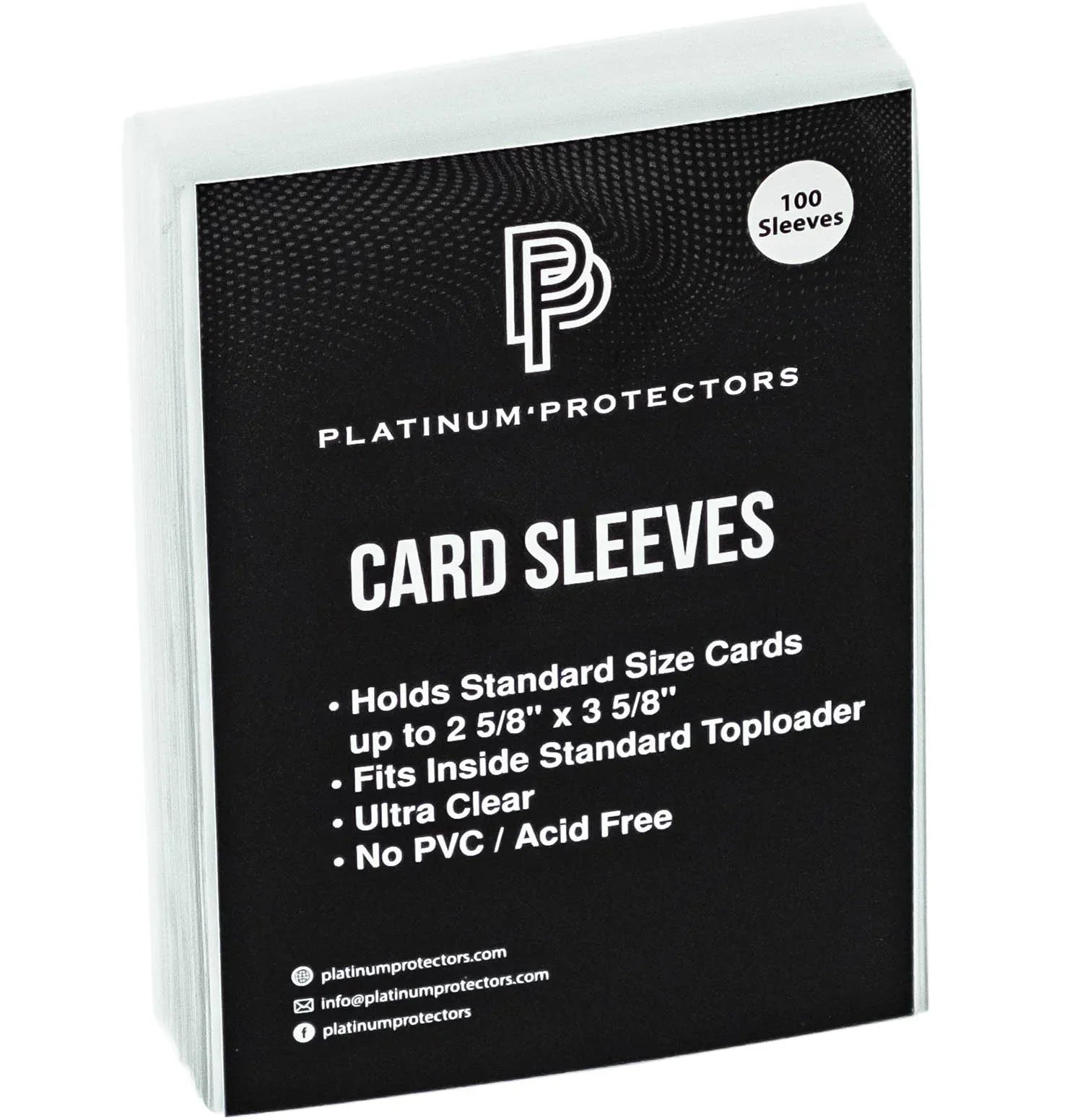 Soft Penny Sleeves - 100 or 500 Pack Bulk (Pokemon or MTG or Sports Cards)