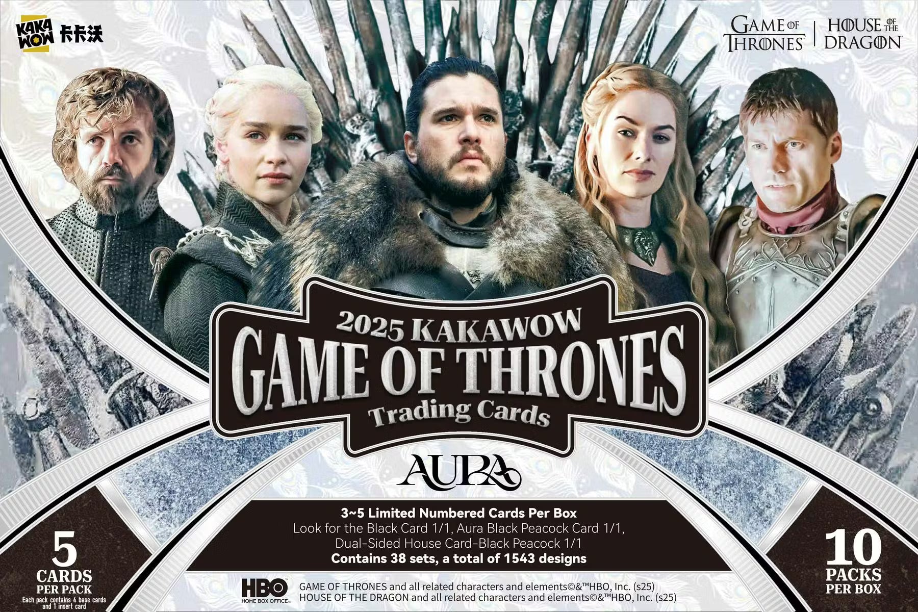 2025 Kakawow Aura Game of Thrones Trading Cards