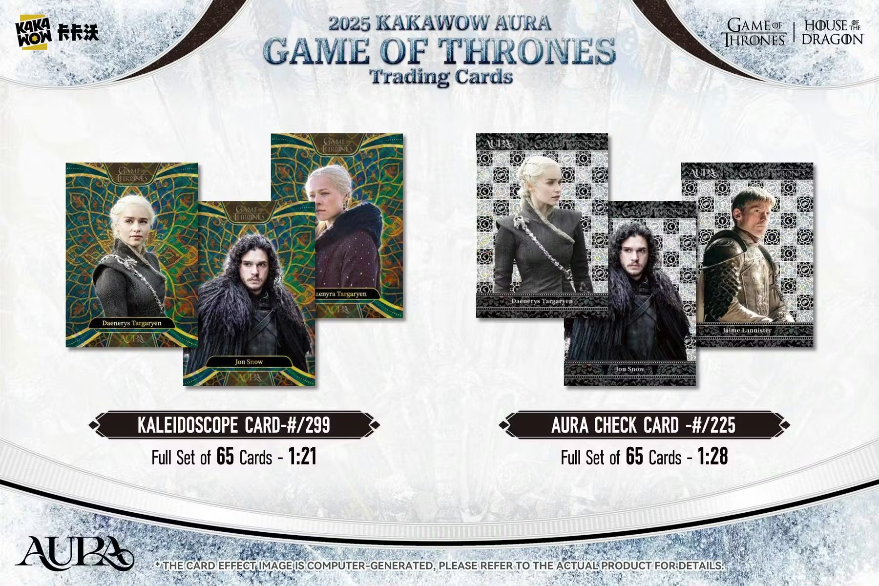 2025 Kakawow Aura Game of Thrones Trading Cards