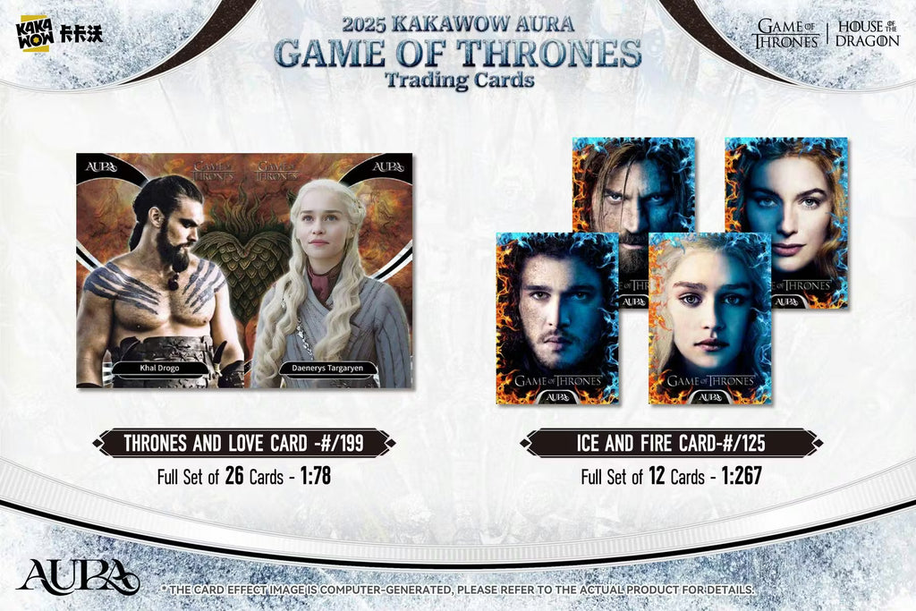 2025 Kakawow Aura Game of Thrones Trading Cards