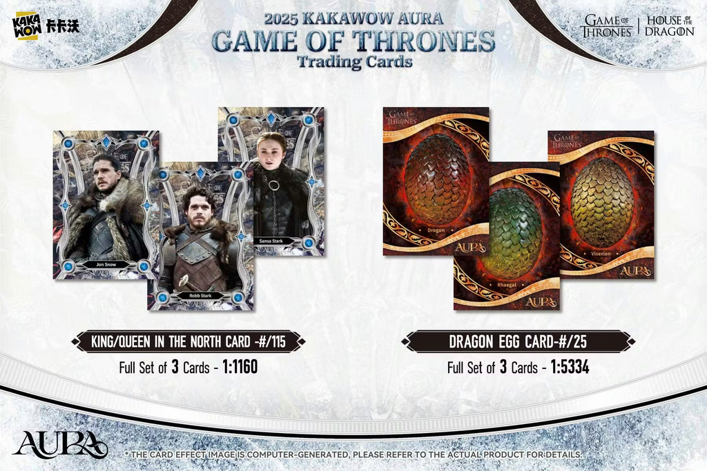 2025 Kakawow Aura Game of Thrones Trading Cards