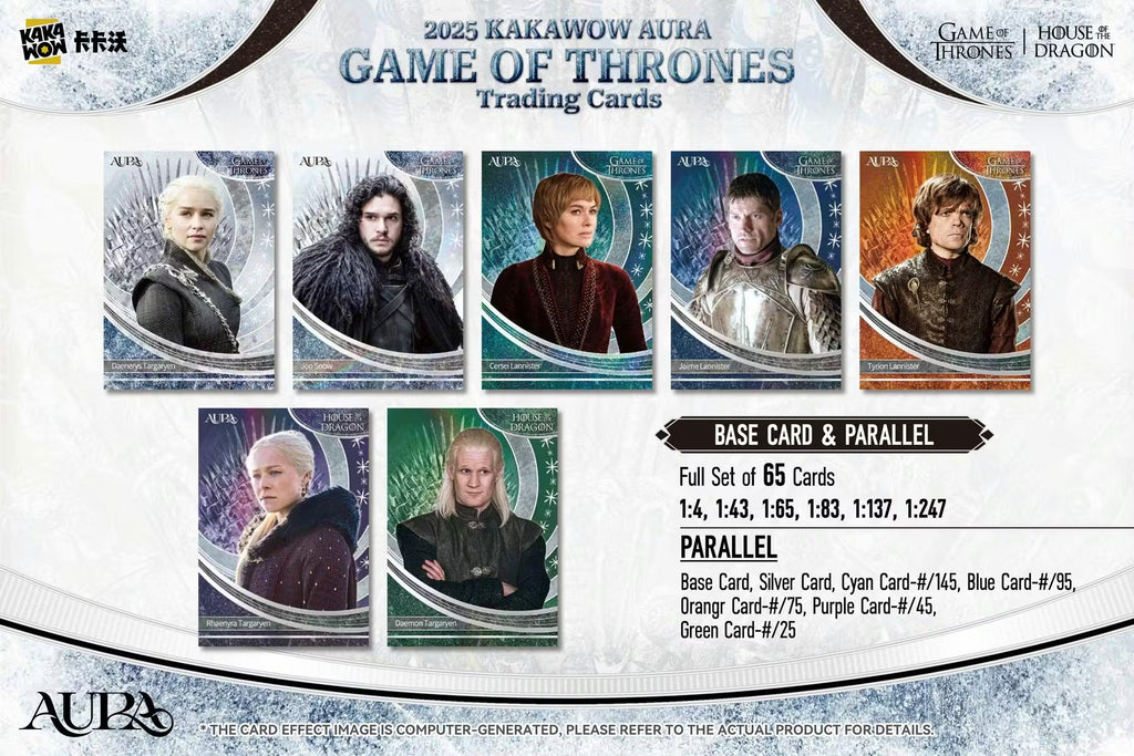 2025 Kakawow Aura Game of Thrones Trading Cards