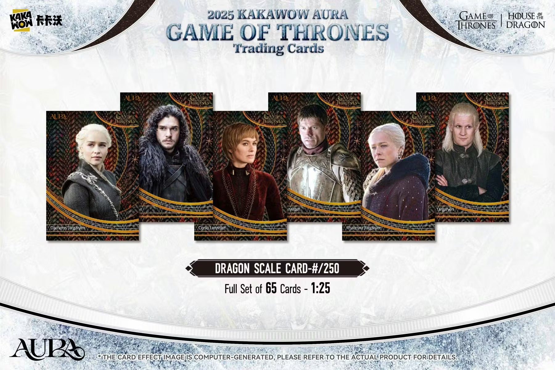 2025 Kakawow Aura Game of Thrones Trading Cards
