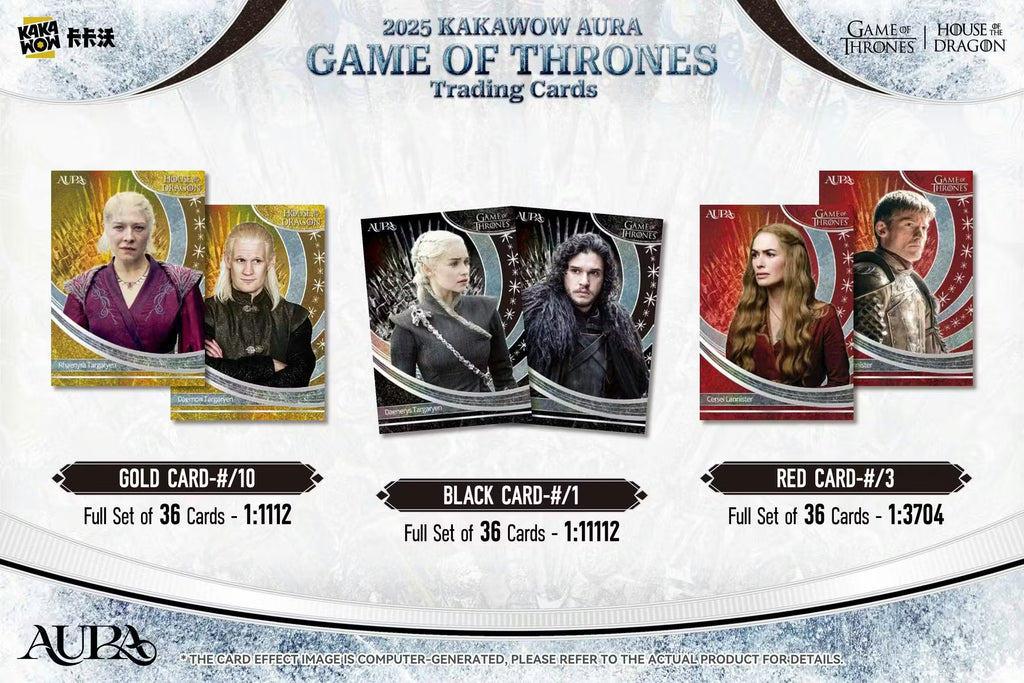 2025 Kakawow Aura Game of Thrones Trading Cards