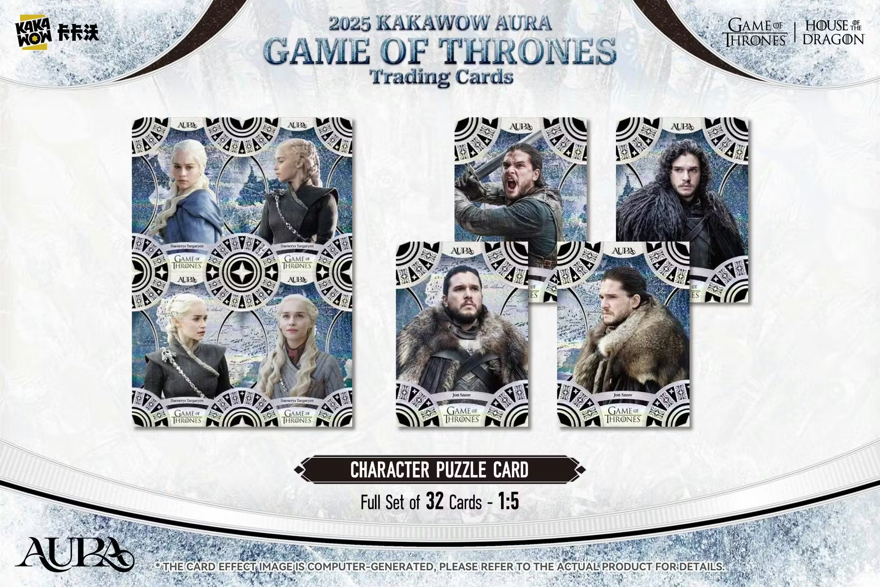 2025 Kakawow Aura Game of Thrones Trading Cards