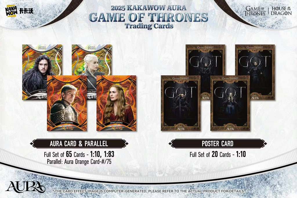 2025 Kakawow Aura Game of Thrones Trading Cards
