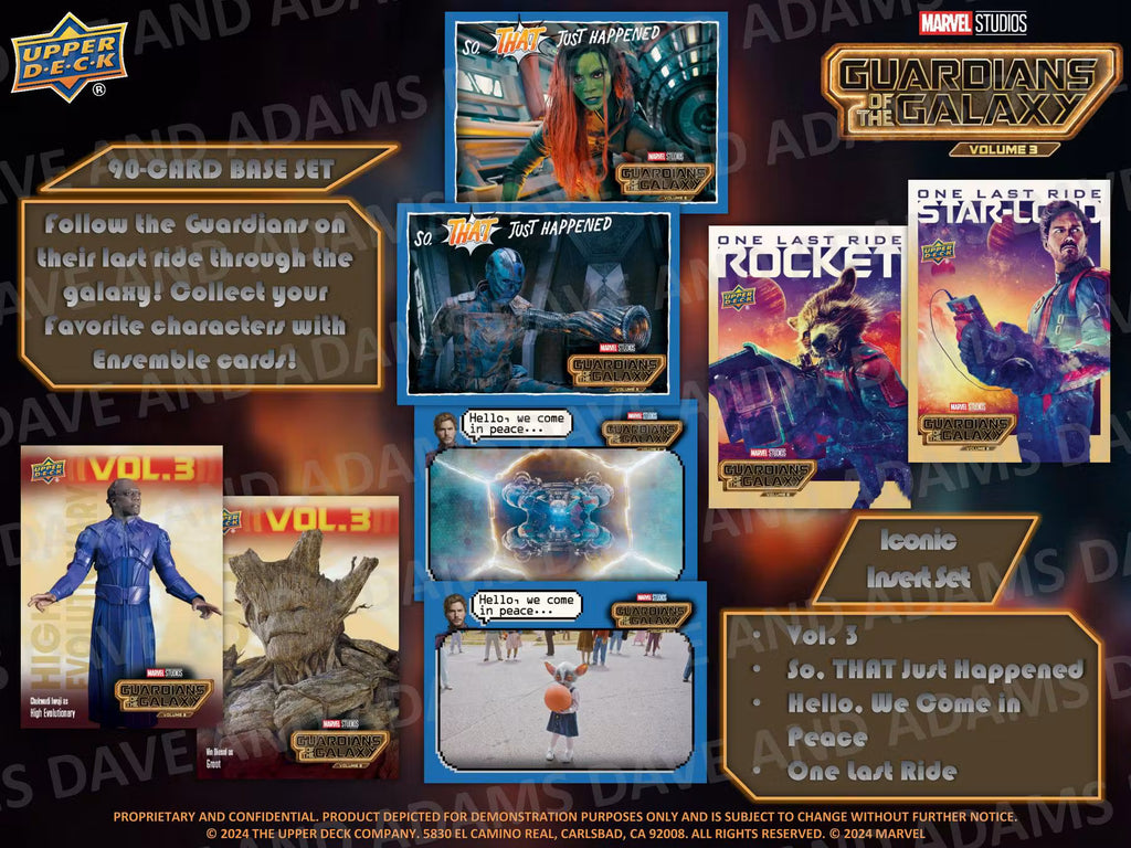 2024 Upper Deck Marvel Studios Guardians of the Galaxy Volume 3 Hobby Trading Cards LV