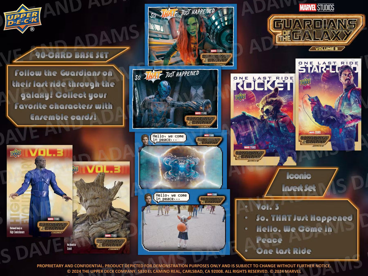 2024 Upper Deck Marvel Studios Guardians of the Galaxy Volume 3 Hobby Trading Cards LV