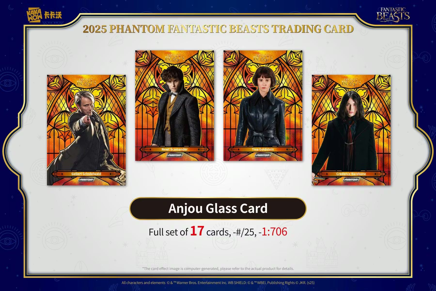 2025 Kakawow Phantom Fantastic Beasts Hobby Trading Cards
