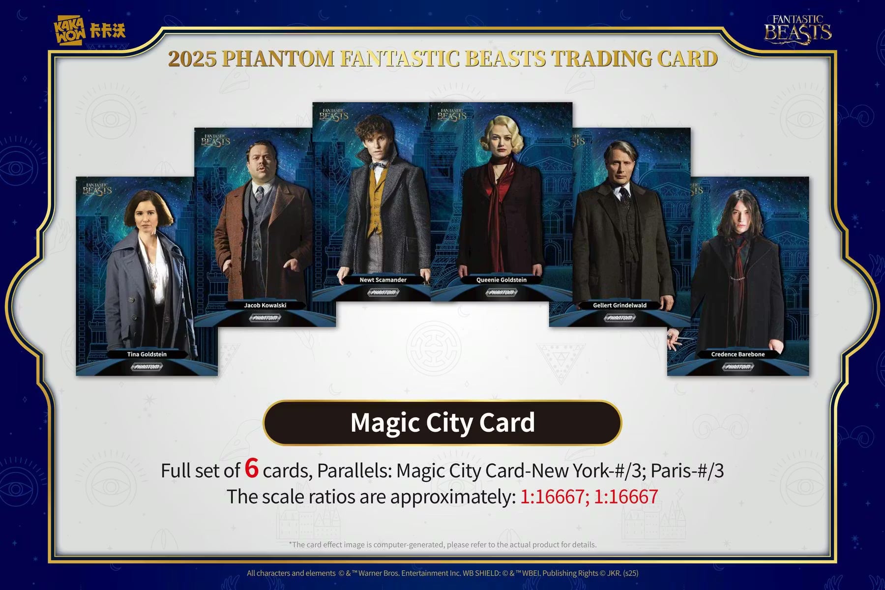 2025 Kakawow Phantom Fantastic Beasts Hobby Trading Cards