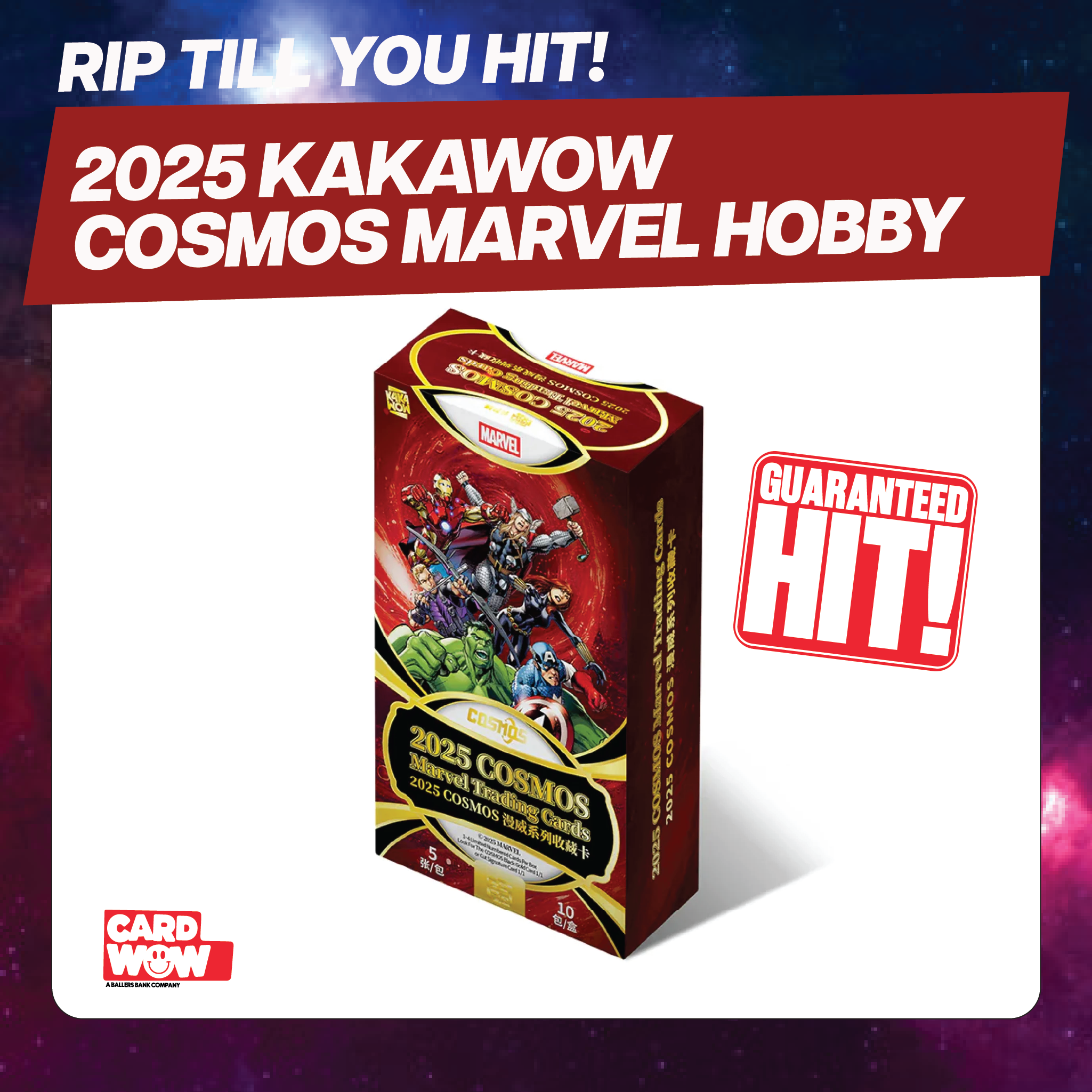 RIP TIL YOU HIT | 2025 Kakawow Cosmos Marvel Hobby | $44.95 | Stan Lee + RDJ Cut Signatures Live