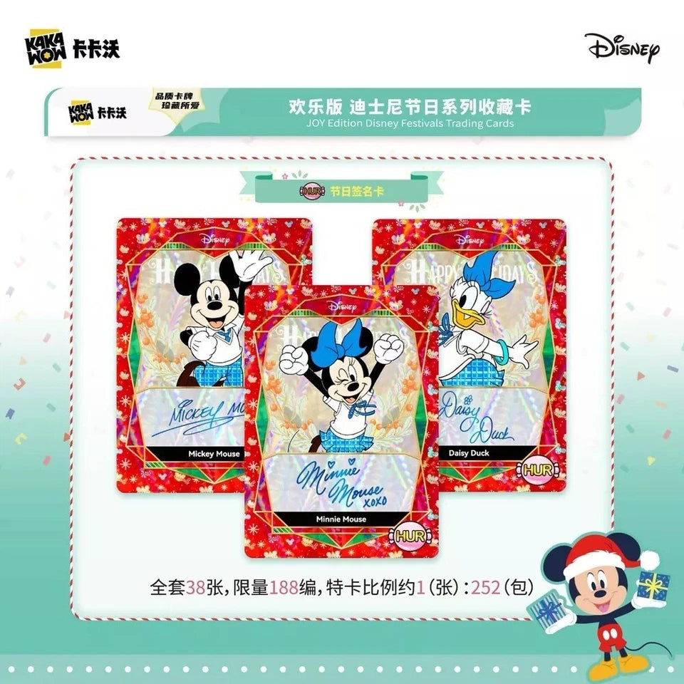 Kakawow Disney Mickey Joy Edition Vol 1 Festtivals Trading Cards