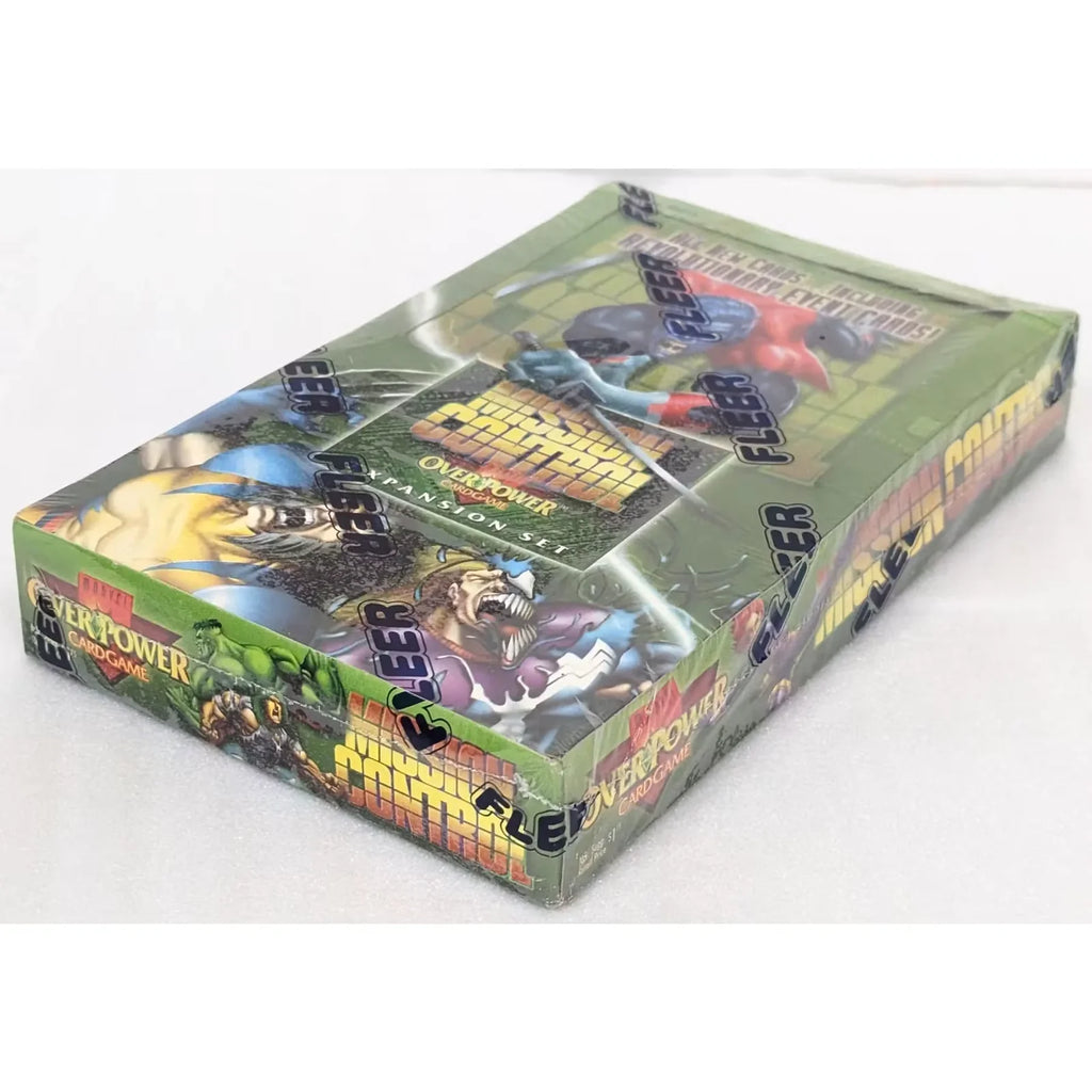 1996 Fleer Marvel Over Power Mission Control Booster Trading Cards LV
